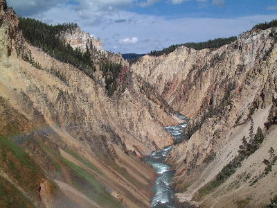 Grand Canyon of Yellowstone from Lower Falls